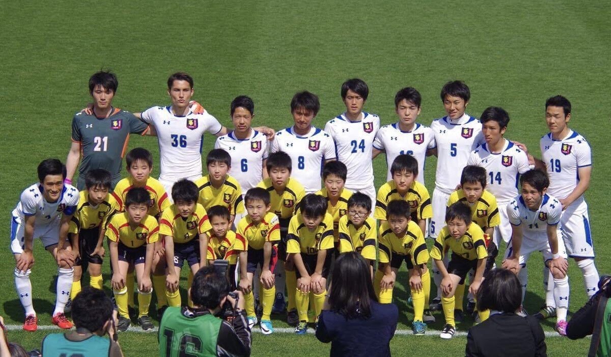 慶應ソッカー部 集合写真